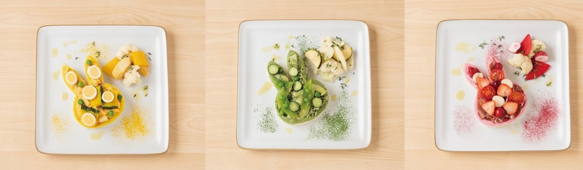 左から、「スクランブルエッグとかぼちゃのサンドイッチ」1290円、「チキンときゅうりのサンドイッチ」1290円、「生ハムとベリーのサンドイッチ」1390円