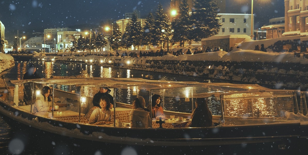 「OMO5小樽(おも) by 星野リゾート」の「小樽運河こたつクルージング」は2024年12月14日から開催！