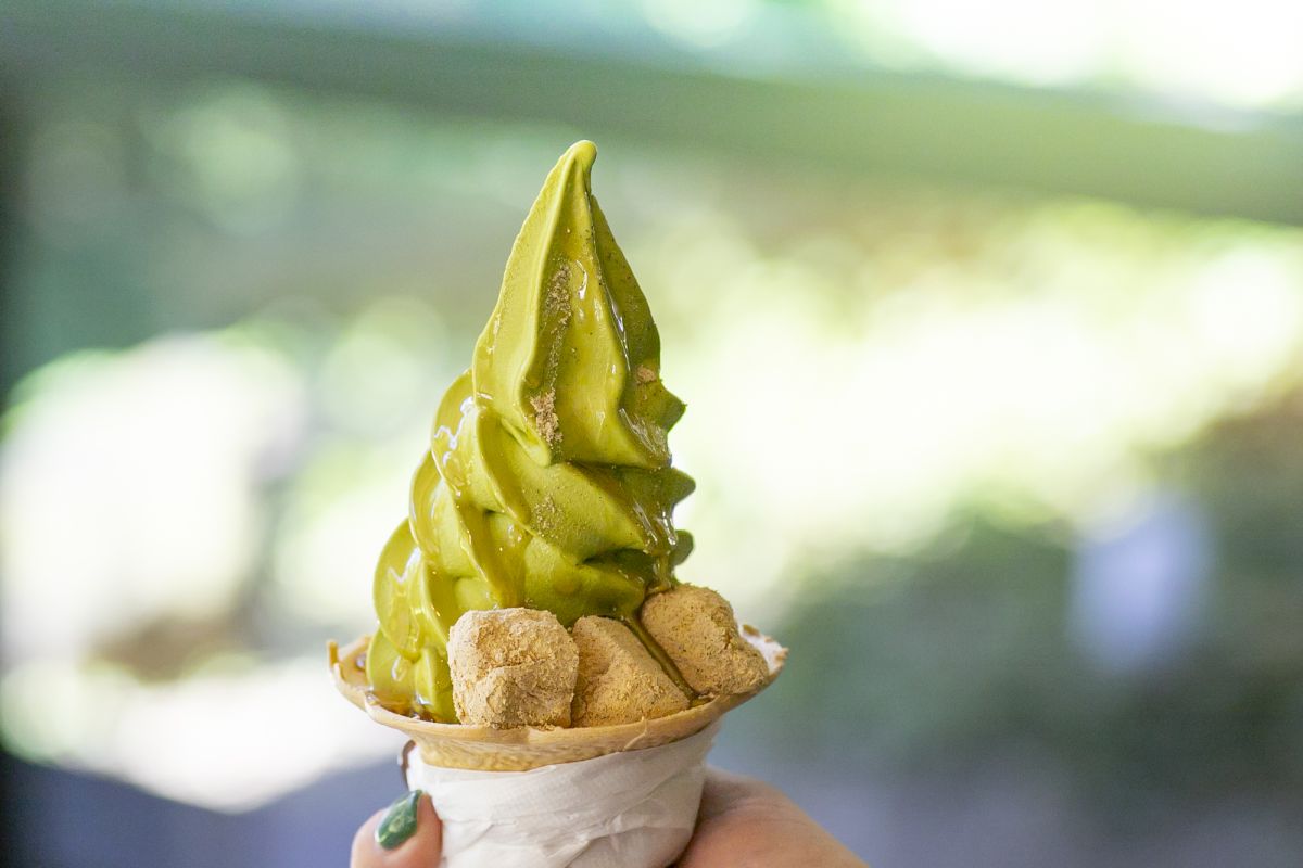 「桔梗信玄ソフト吟造り＋恋い抹茶」570円