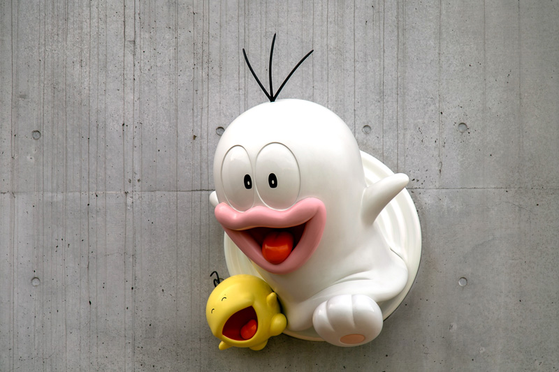 『オバケのQ太郎』よりQ太郎とO次郎。