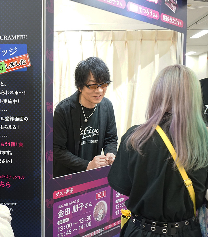 ???役の速水奨さんからの直接お渡し会……！ 素敵すぎます。