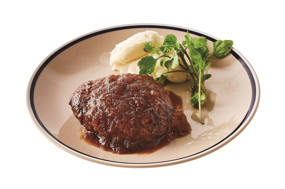 <ヤザワミート・白金矢澤精肉店>黒毛和牛100％ハンバーグ　1個1,400円※各日限定80個 