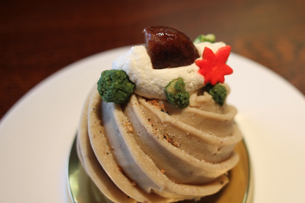 トッピングの抹茶サブレも絶品！