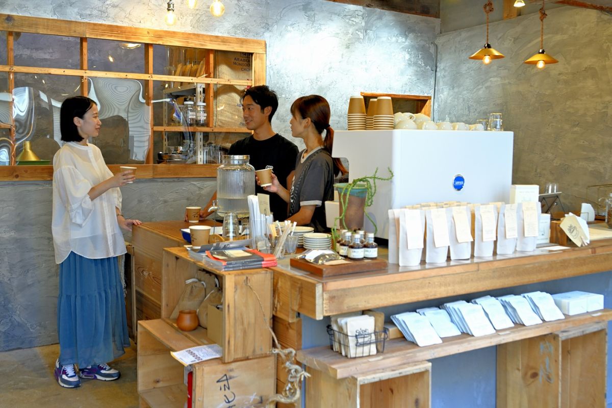 コーヒー片手に、ほっと一息