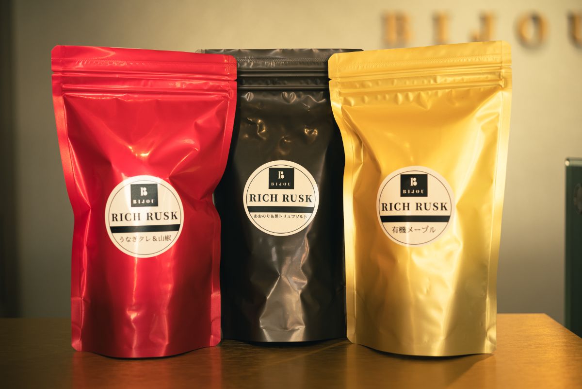 「リッチラスク」各594円