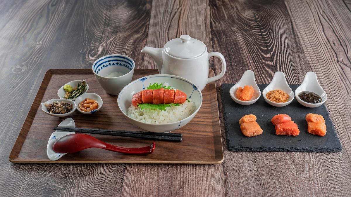 「ふくやの明太茶漬け 明太子食べ放題セット」2200円