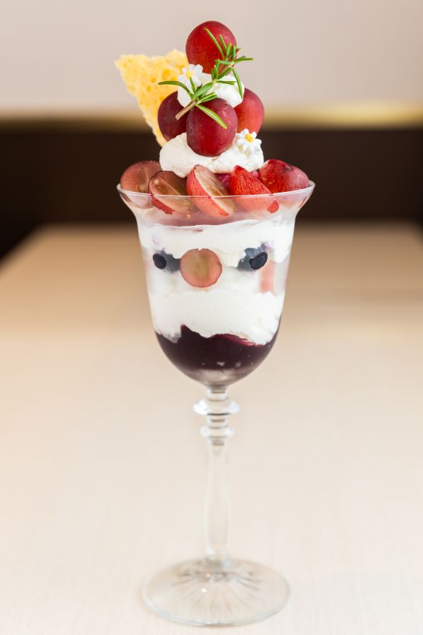 秋限定の「実りの葡萄」1380円