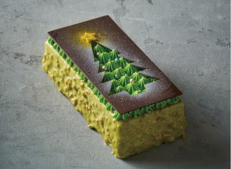 「サパン ド ノエ ル ピスターシュ」縦15cm×横6.5cm×高さ6cm 6800円