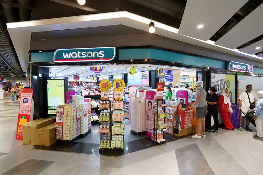 サイアム・スクエア内にある「ワトソンズ」