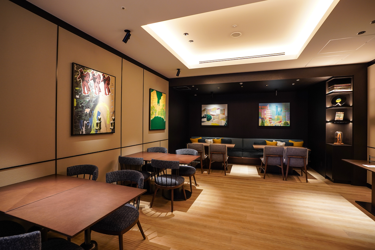 エリアを仕切って半個室のように使うことも