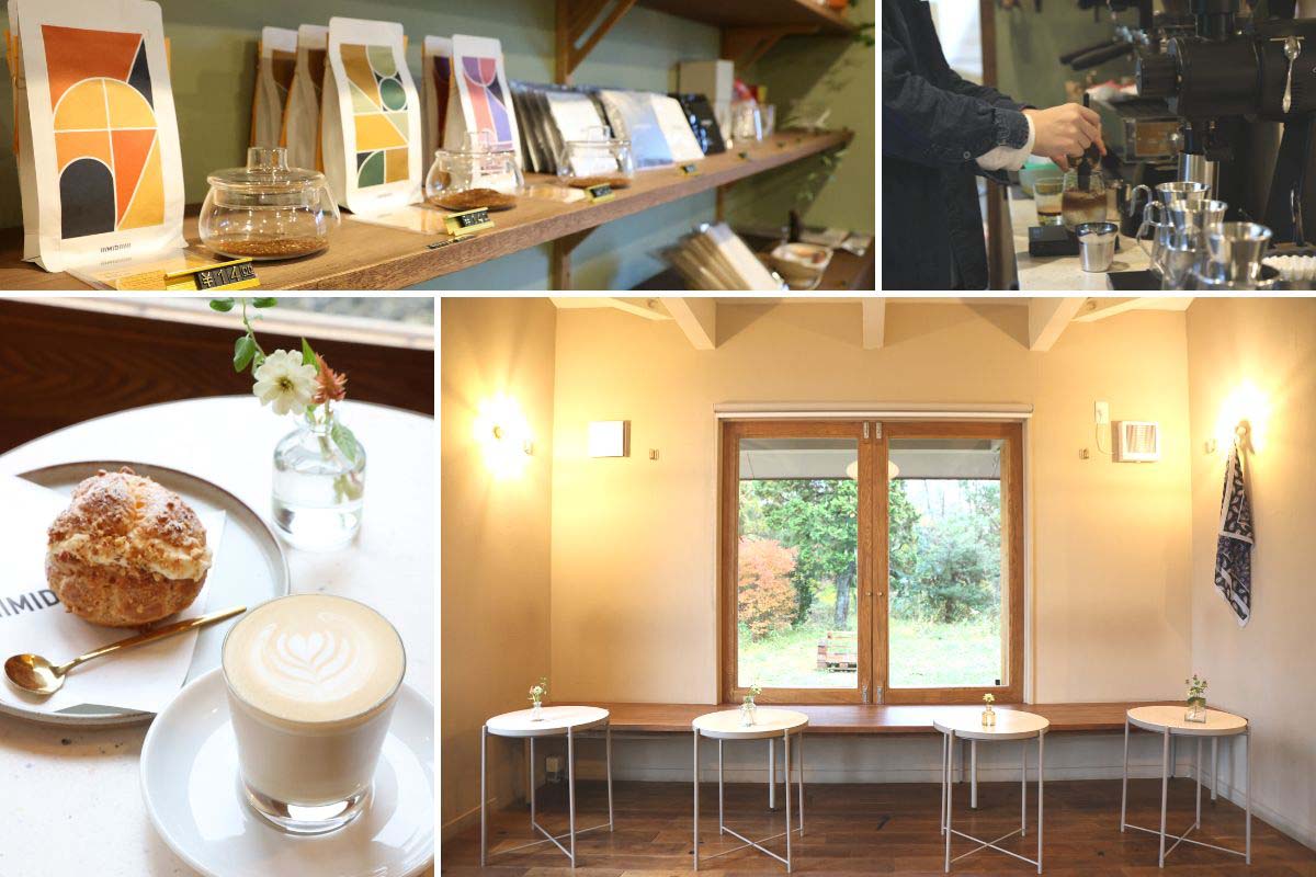 イタリア製エスプレッソマシーンで淹れる「カフェラテ」550円や「エスプレッソトニック」650円などコーヒーメニューが豊富