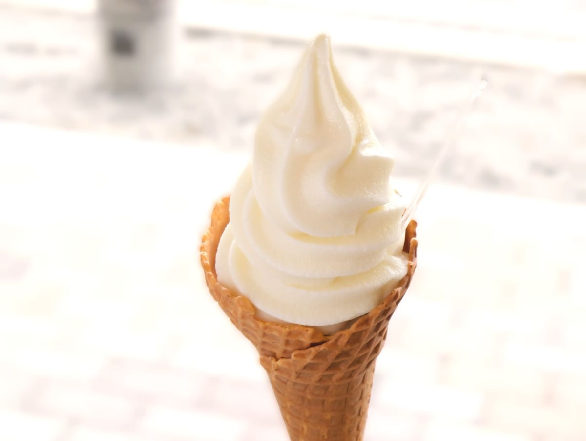 ソフトクリーム　350円