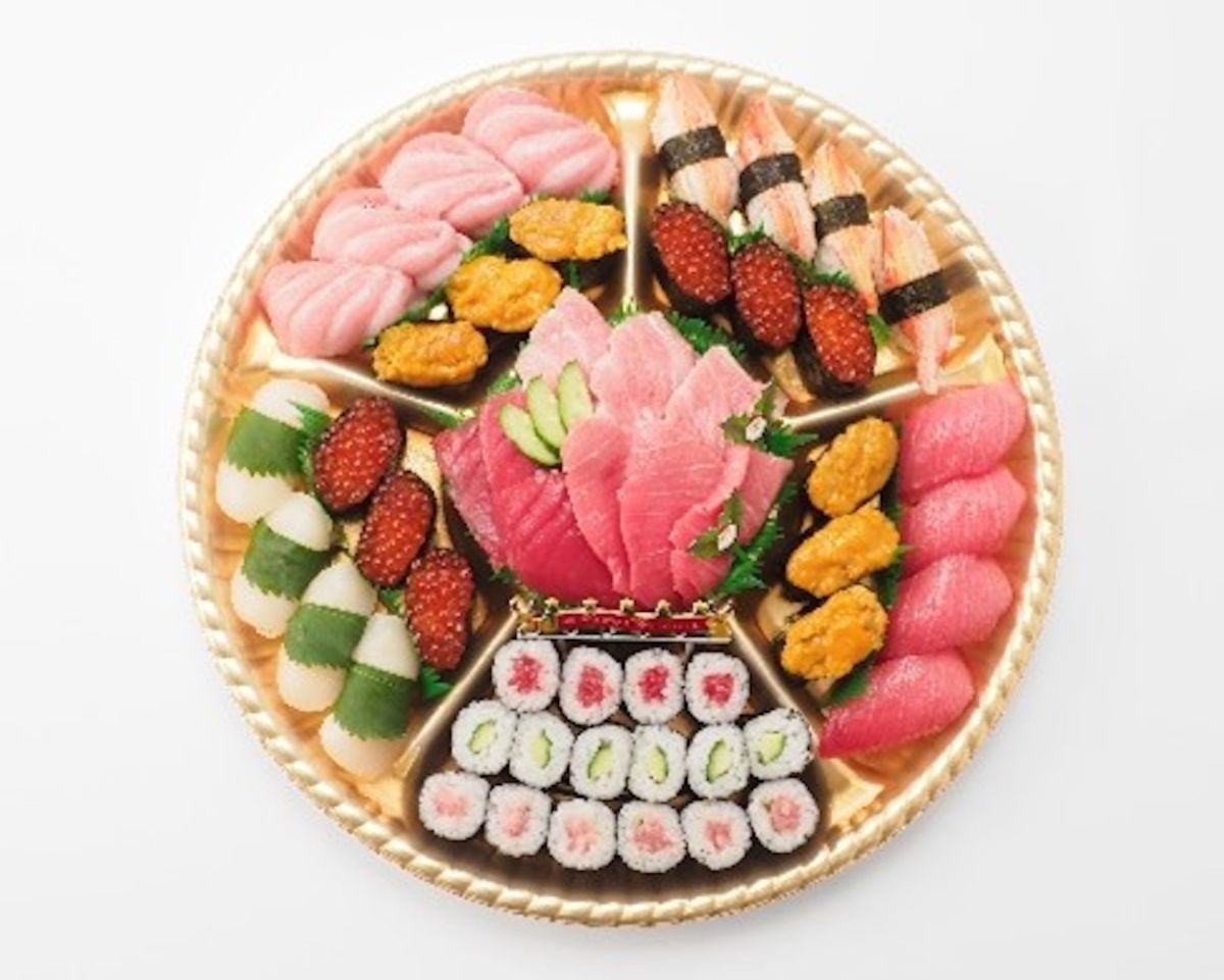 「まぐろ三昧海鮮オードブル」（2〜3人前）8640円/北辰鮨