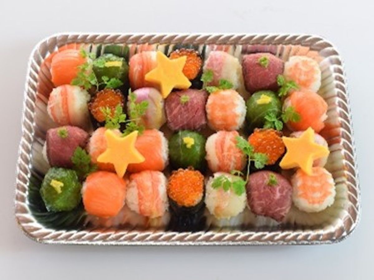 「詰合せ クリスマスてまりプレート」3024円/古市庵