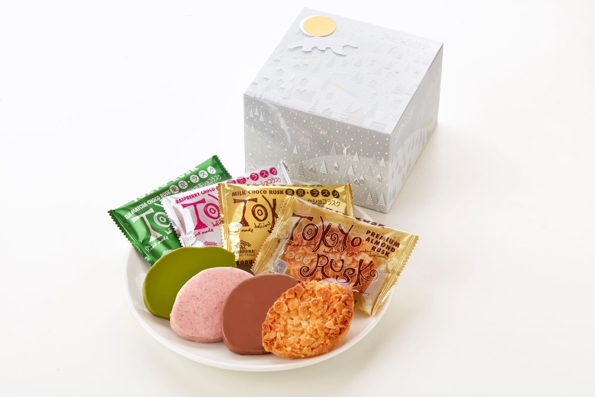 「ウィンターギフト(スノータウン)」4種11枚入り1493円/東京ラスク
