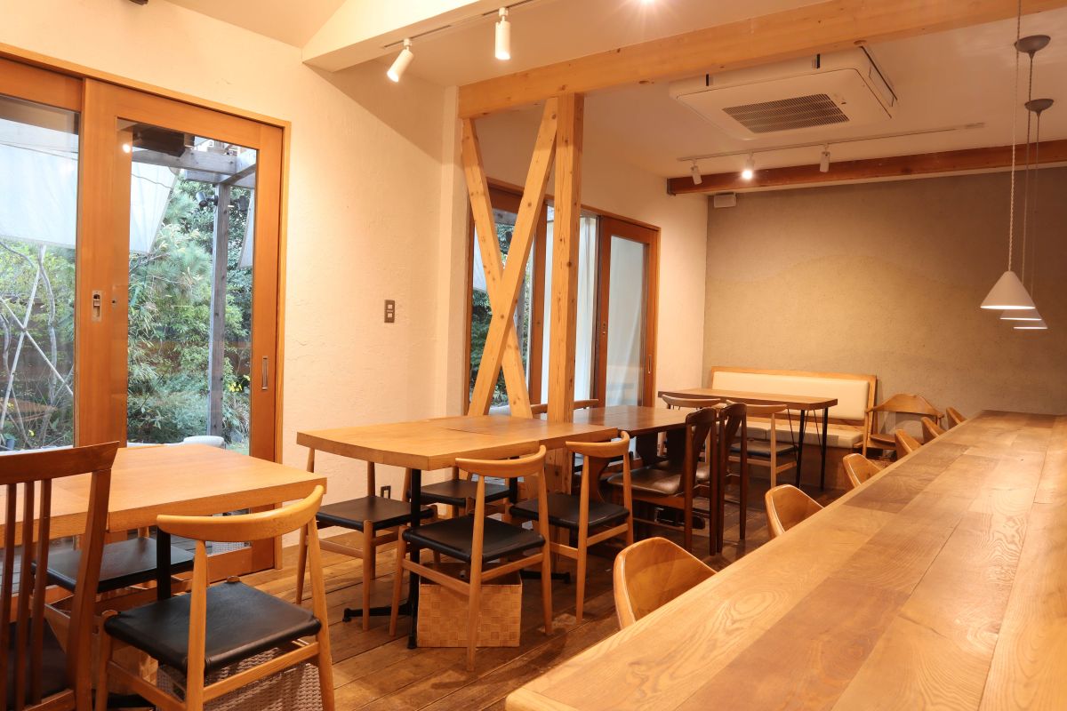 ナチュラルな雰囲気の店内