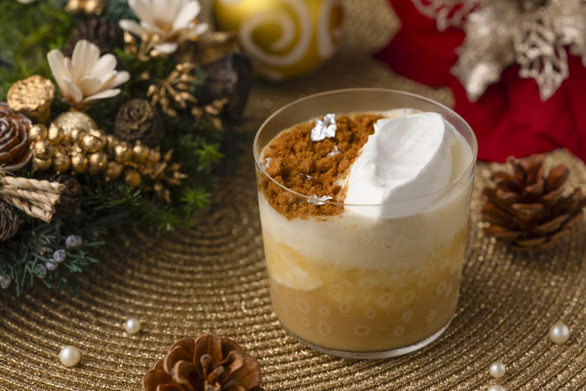 「洋梨とアーモンドミルクのエッグノッグ」900円