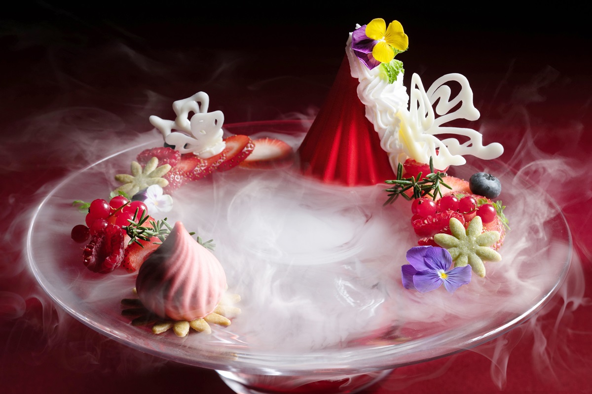 グランデセール「Jardin~ヌガー入りはちみつムースといちごのパルフェ」