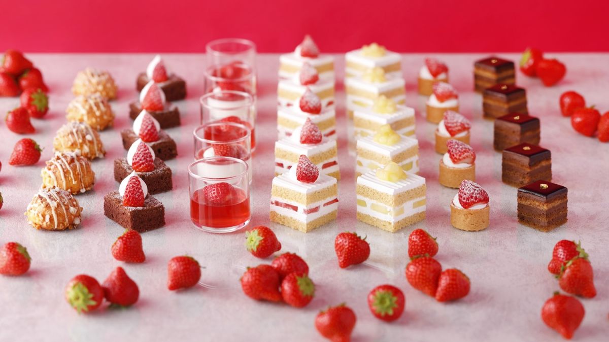 【ホテルニューオータニ】スイーツビュッフェシリーズ最大の注目シーズン到来！「スーパースイーツビュッフェ2024 ～いちご＆あまおうスイーツ～」開幕