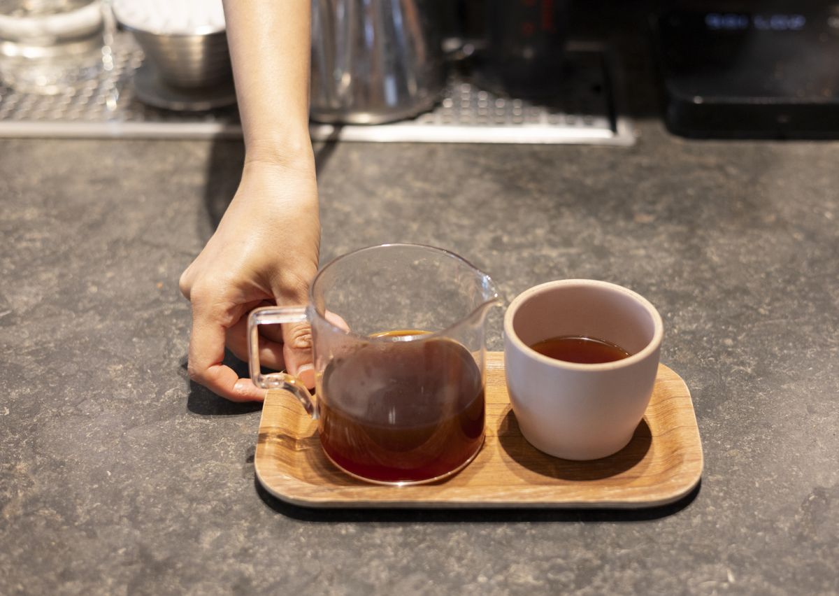 Towaさんがいる時にしか味わえない「トワ・スペシャル・エアロプレスコーヒー」$13.50