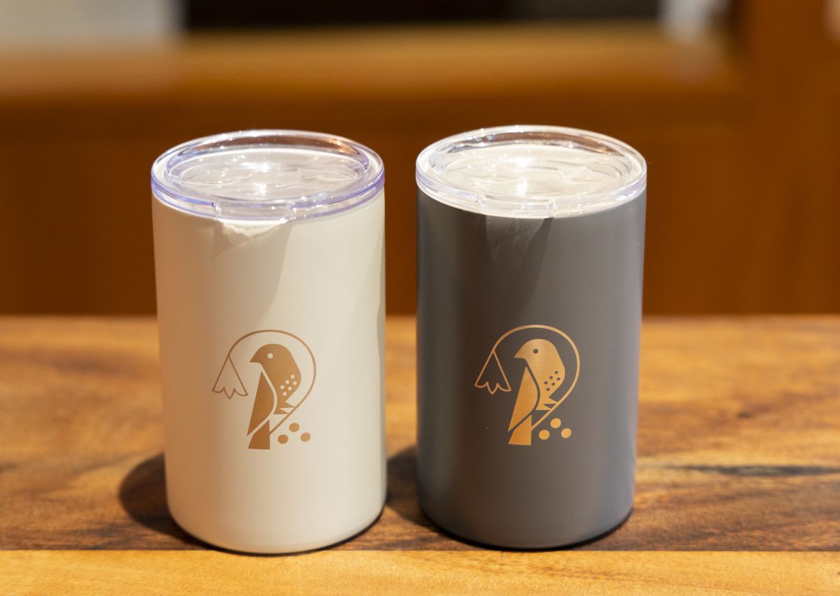 KCPロゴセラミックタンブラー（12オンス用）各$35