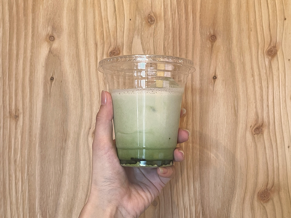 「MATCHA SOY LATTE」550円