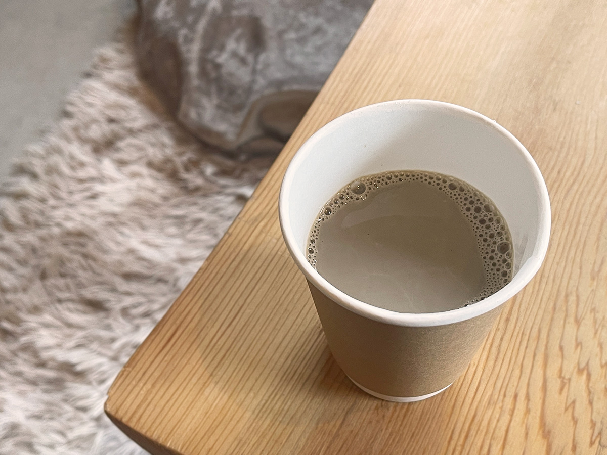 「HOJICHA SOYLATTE」550円
