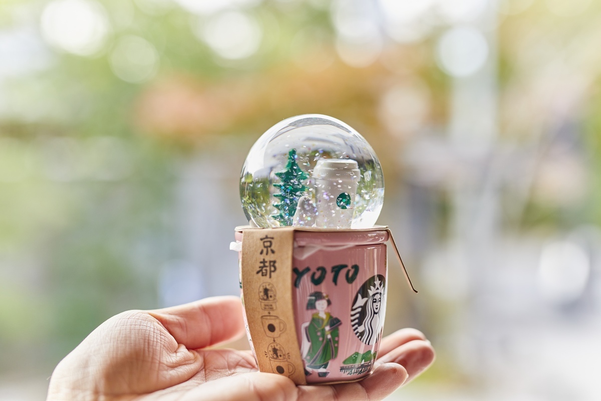 「コレクタブルスノーグローブ＆マグKYOTO89ml」4290円