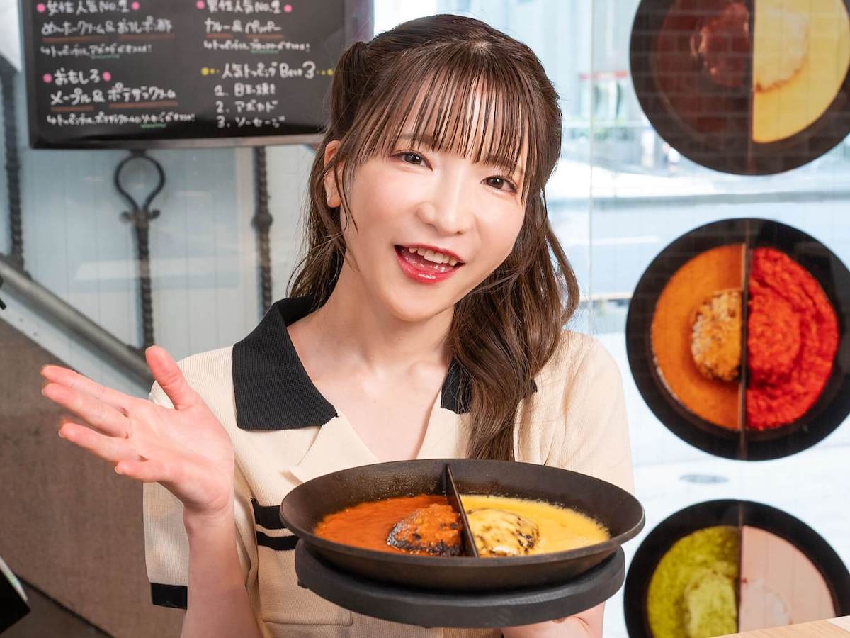 「ハンバーグ300g セット」1980 円 ※ライス、付け合わせ（ブロッコリー&ポテト）付き。ソースは写真左から「ガーリックトマト」と「チーズ」