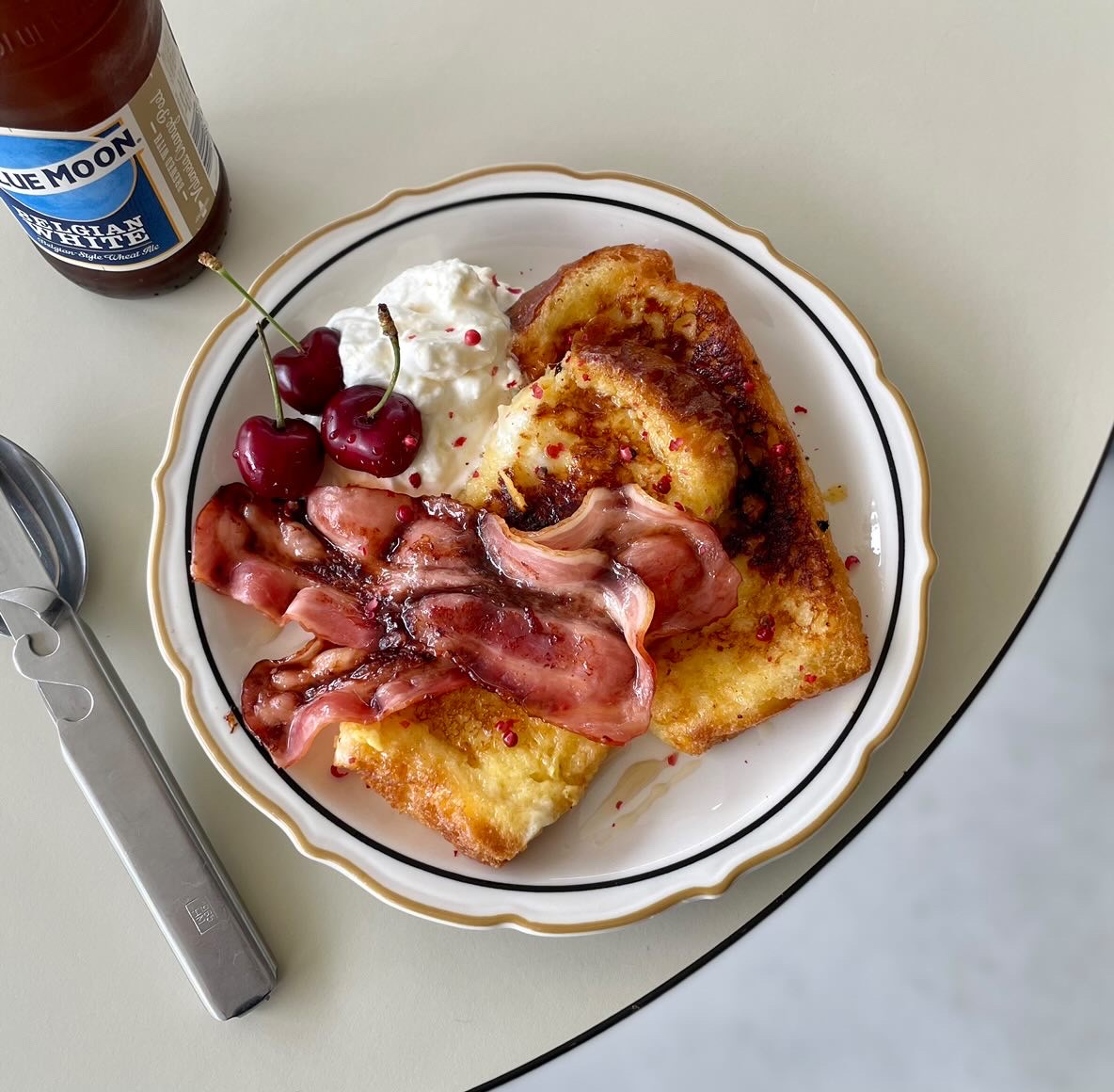 「自家製フレンチトースト（ベーコンtype）」1150円 