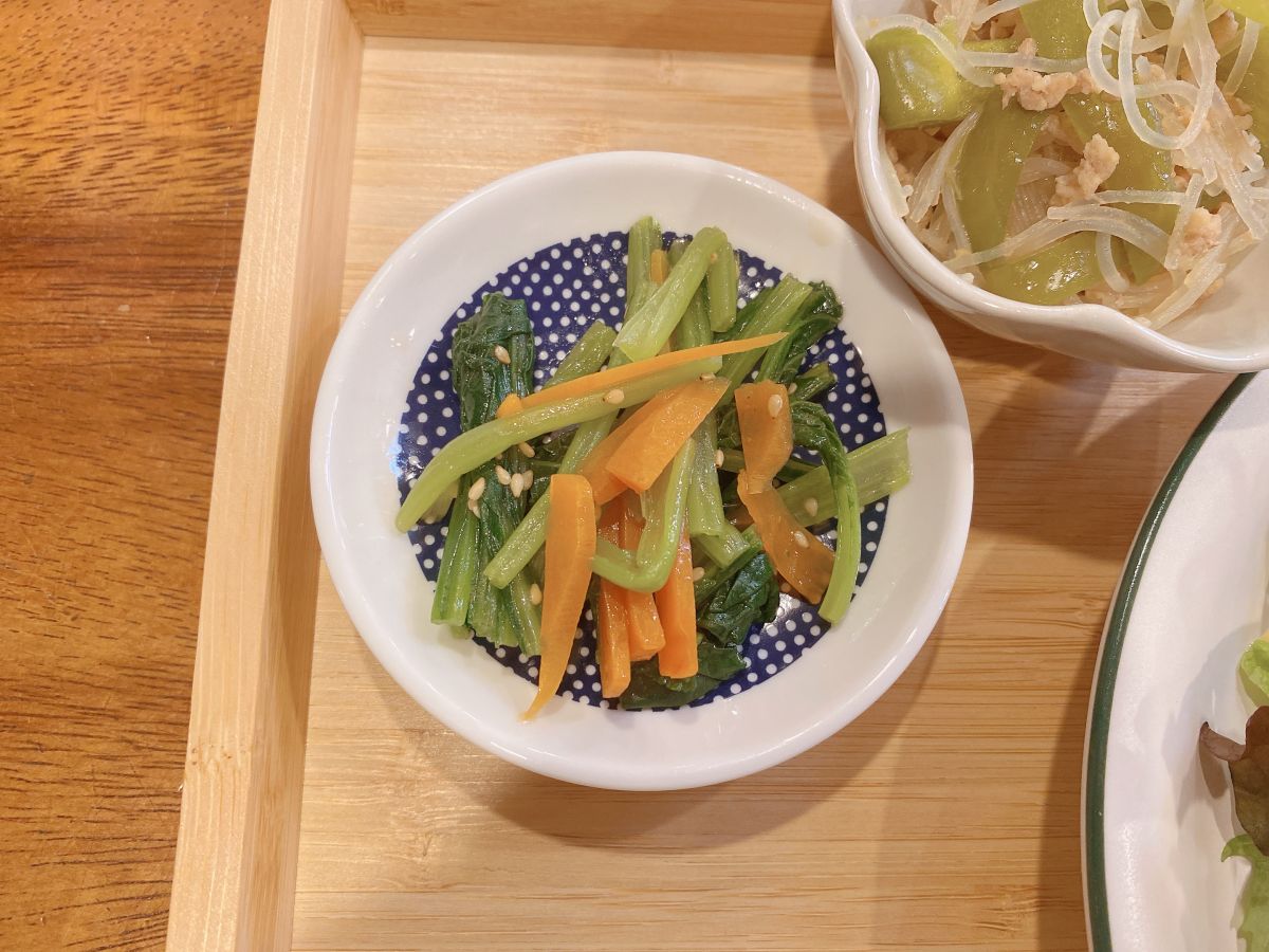 「小松菜のナムル」