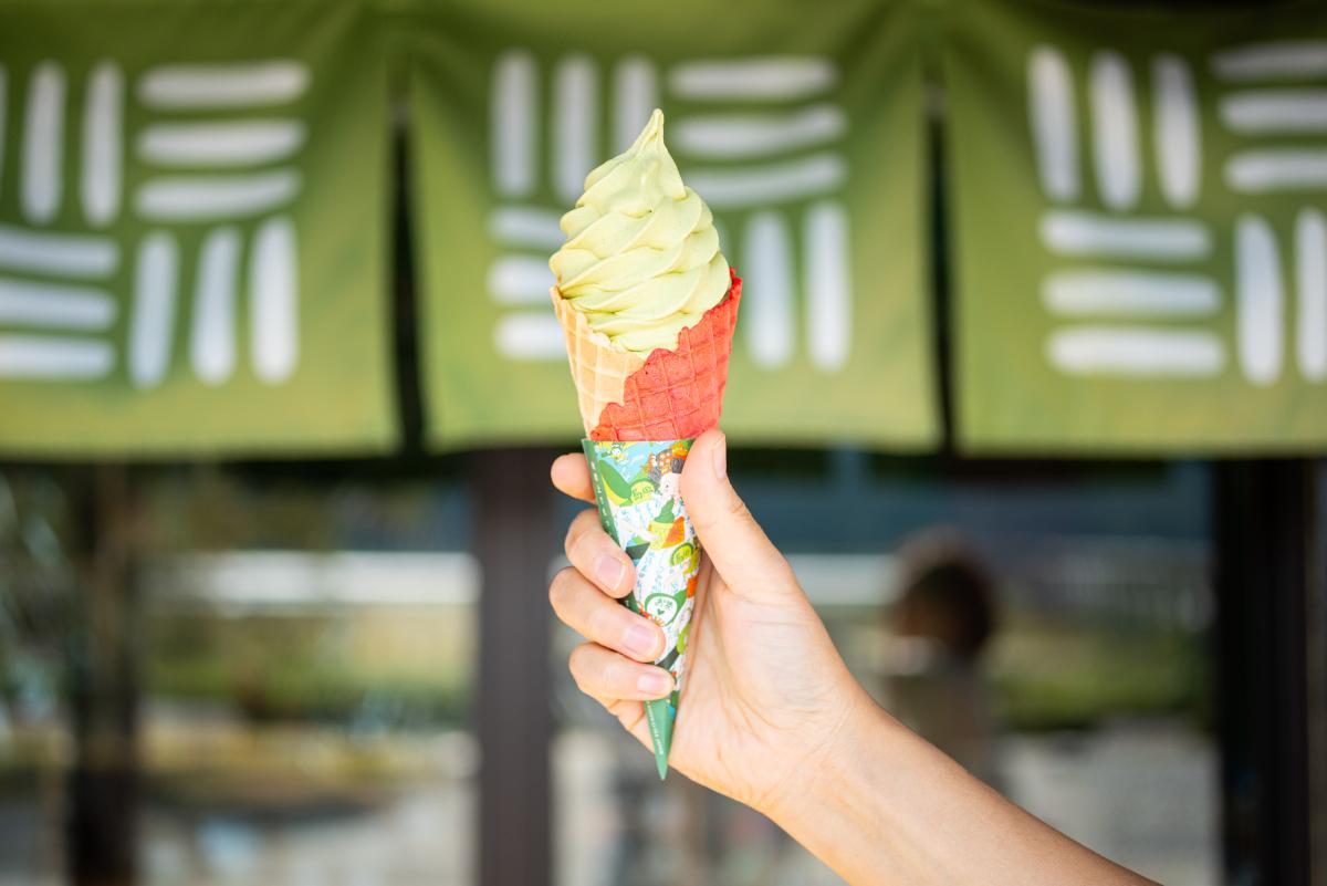 「煎茶ソフト」450円