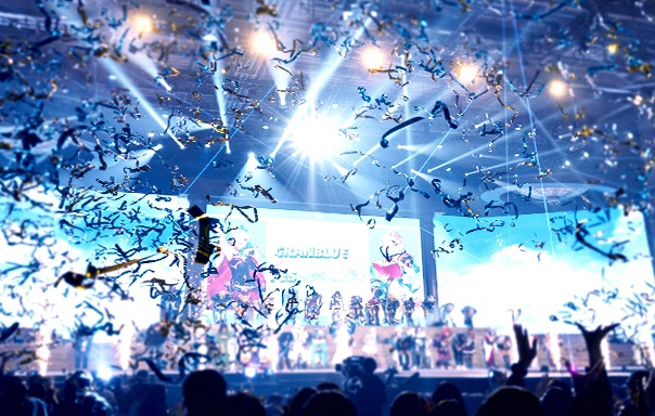 過去のステージイベントの様子。