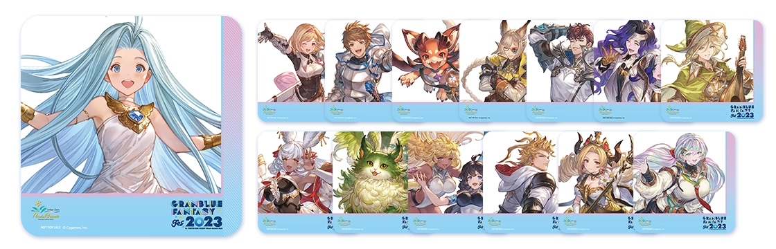 フードコーナーメニュー購入特典：グラブルフェス2023 オリジナルコースター（全14種）