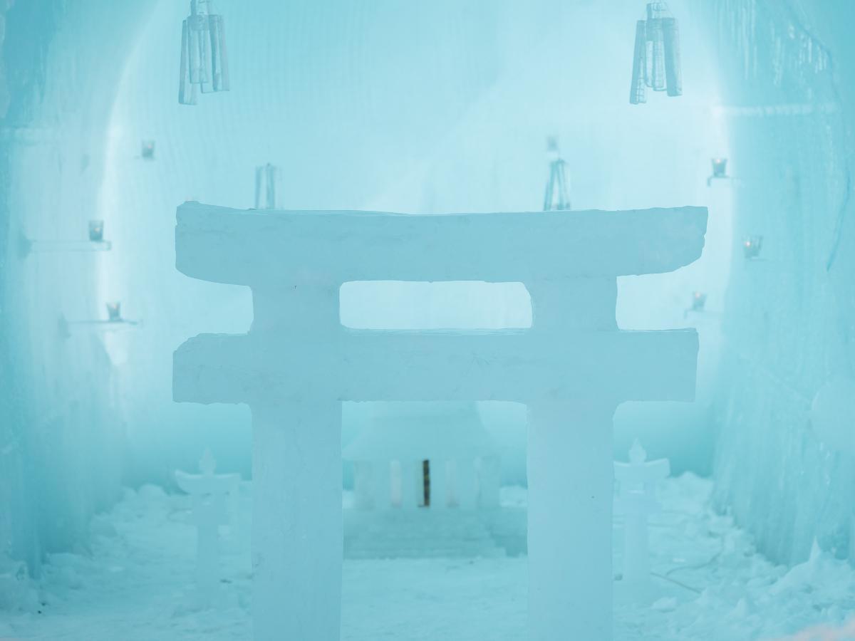 ※過去の画像となります。2024年に同じ氷像はありません。