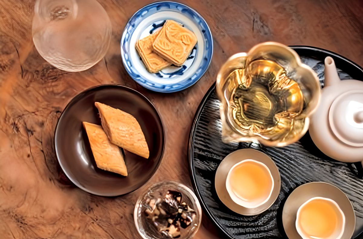 上から「綠豆糕」「花生貢糖酥」「棗泥核桃糕」