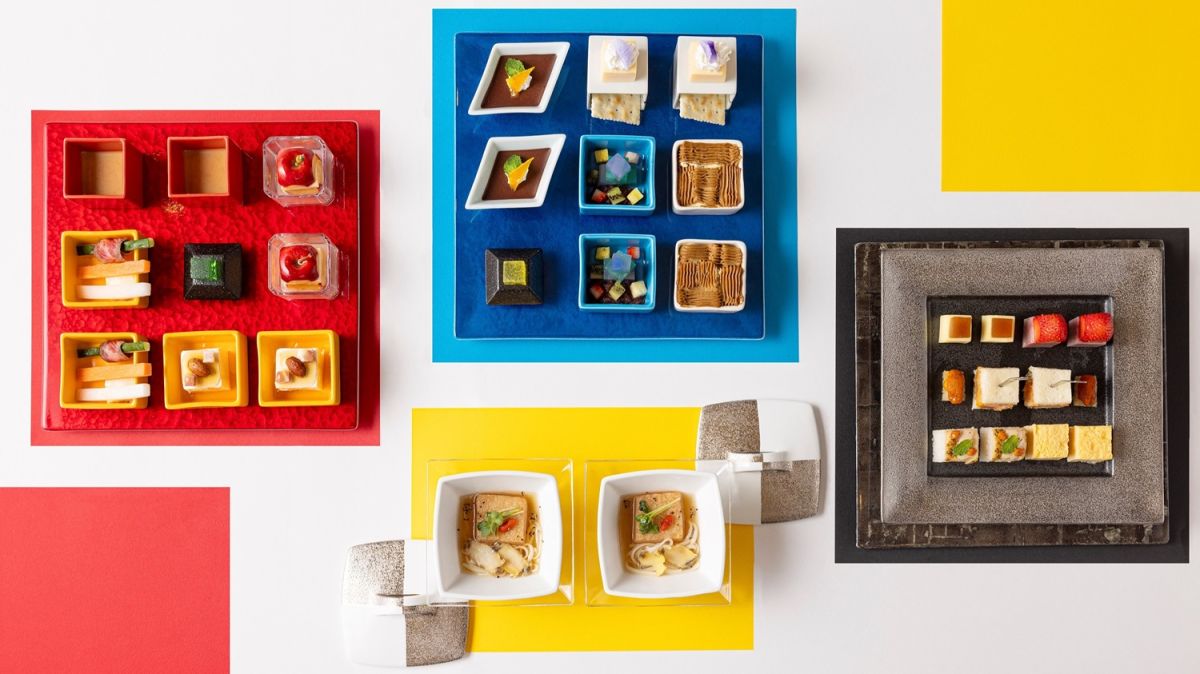 【ザ・プリンスギャラリー 東京紀尾井町】 “キューブ”をテーマにしたアートのような新スタイルのアフタヌーンティー「Japanese Afternoon Tea～CUBE～」