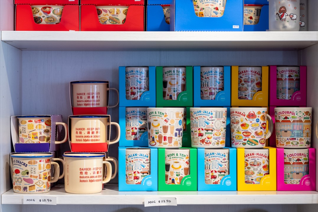 「The little dröm store」のマグカップ。S$23.90〜