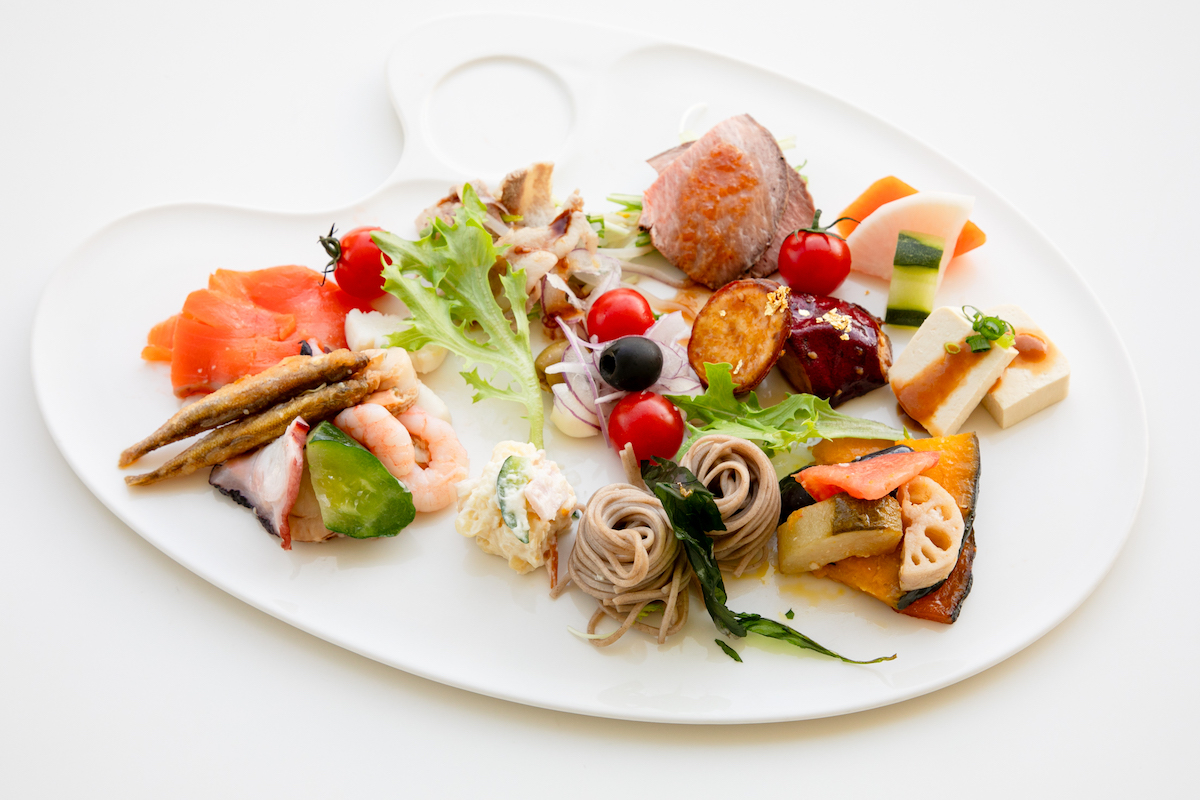 「フュージョンランチ」の前菜ビュッフェ