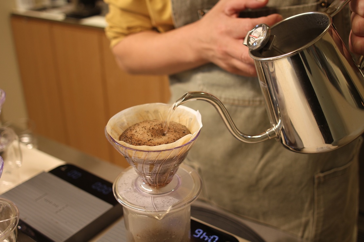 一杯ずつ丁寧に淹れたハンドドリップコーヒーがいただける