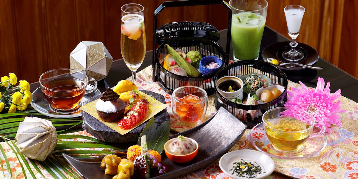 【奈良ホテル】奈良県産和紅茶やフレーバーティーを堪能できる「和風アフタヌーンティー」をパノラマビューの店内で！