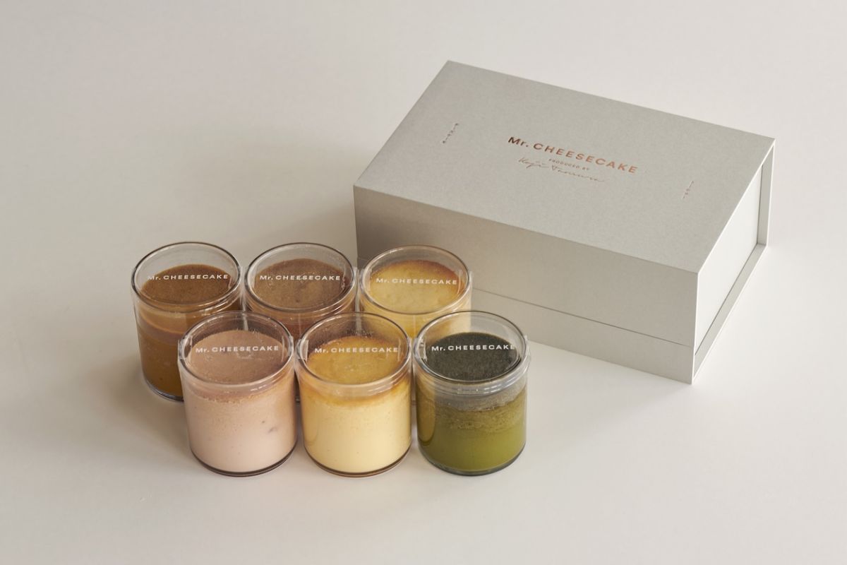 写真左上から時計回りに「キャラメル」、「パンプキン」、「レモン」、「抹茶」、「クラシック」、「ストロベリー」