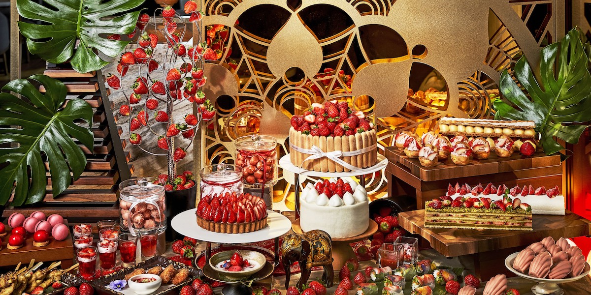 【センタラグランドホテル大阪】イチゴスイーツとタイの魅力が楽しめる！ストロベリービュッフェ 「タイmeetsストロベリー」開催