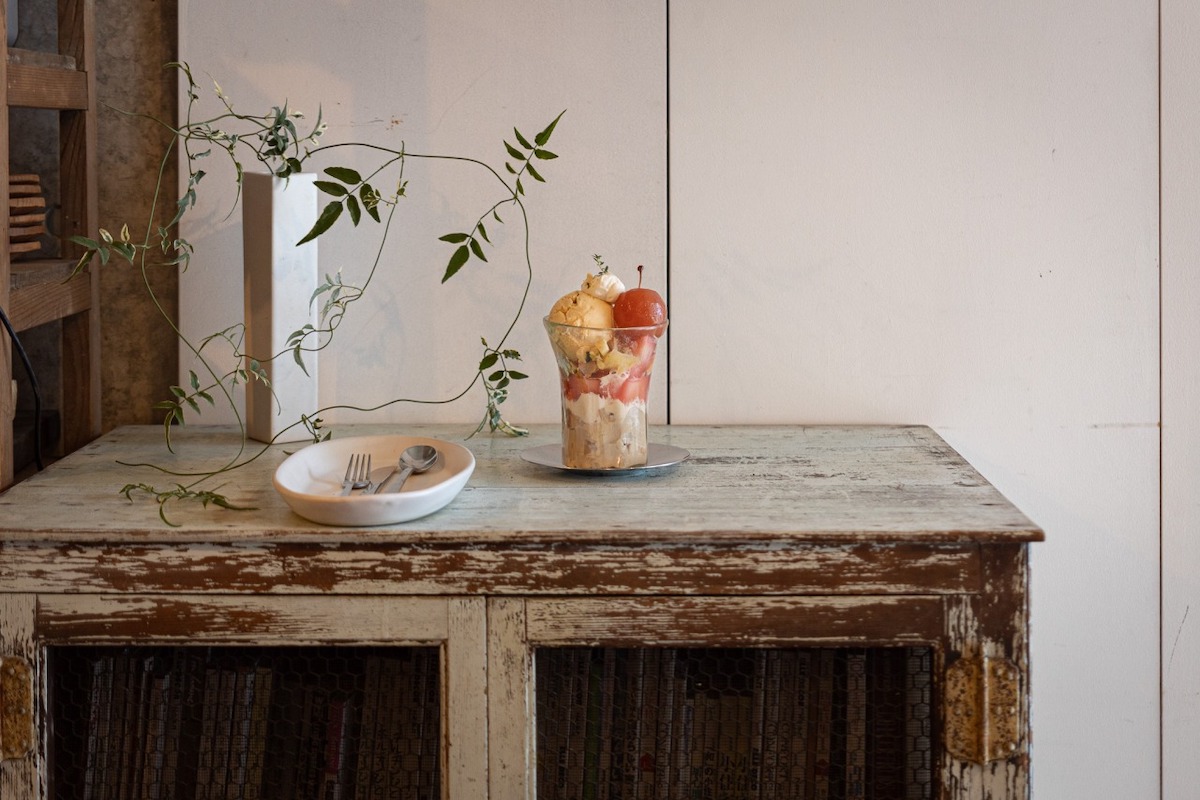 「姫りんごと紅玉のコンポート＆チャイプリン」 770円