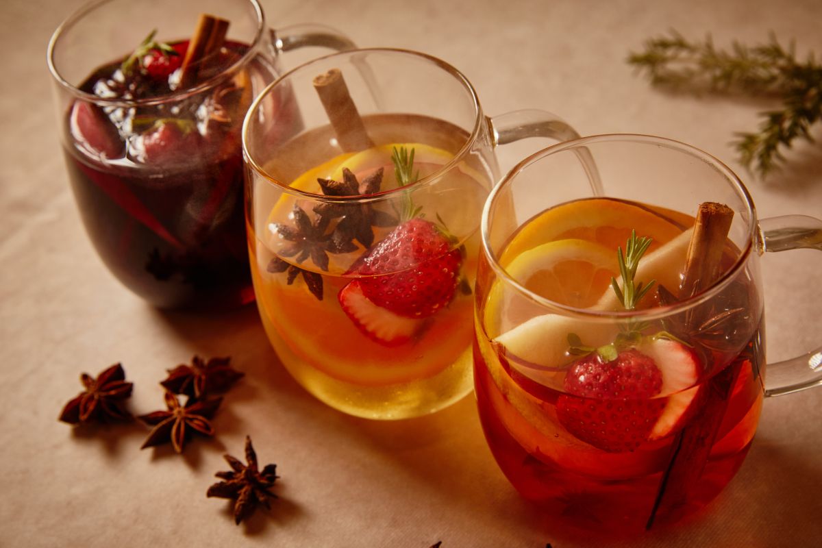 「ホットワイン」1杯1000円