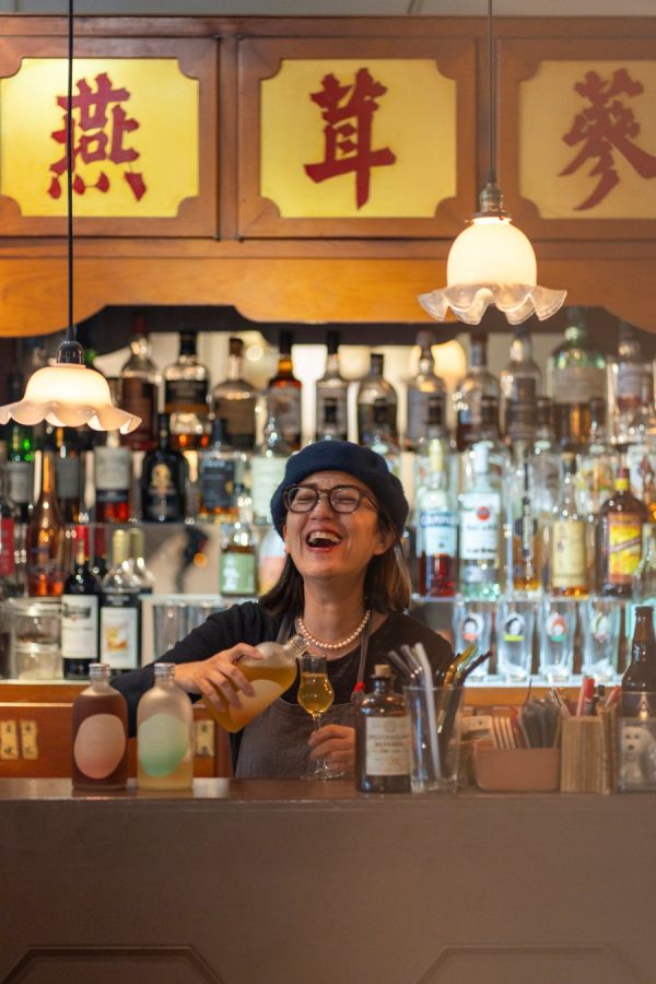 時寓おかみさんとお酒