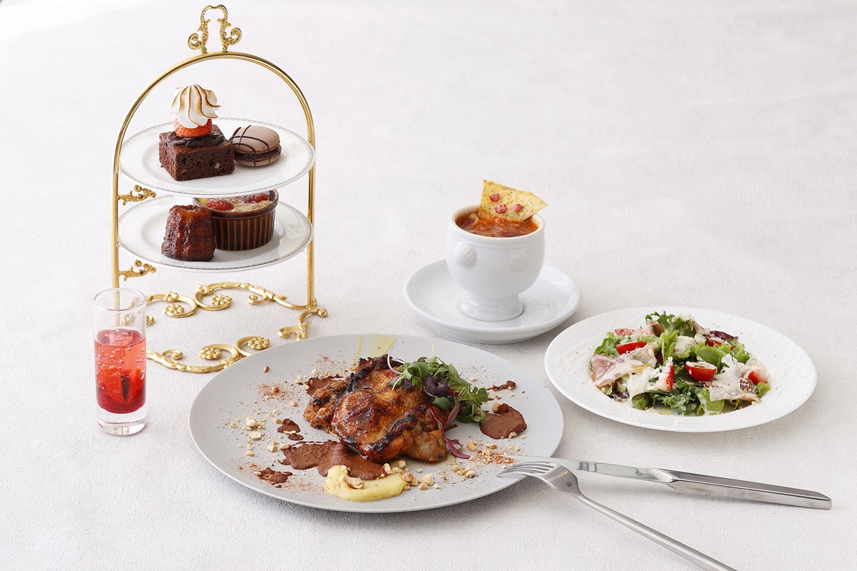 ミニアフタヌーンティー付コース