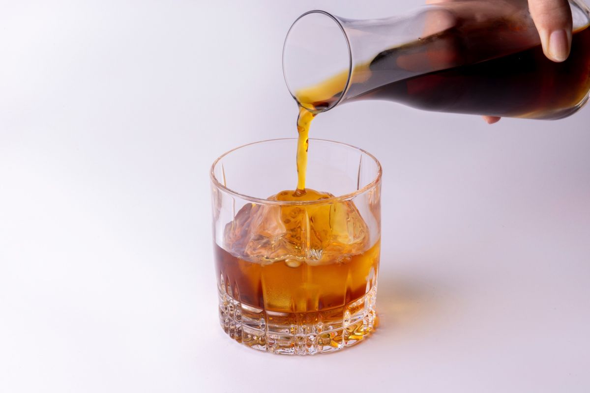 「バレルエイジドコーヒー」1200円