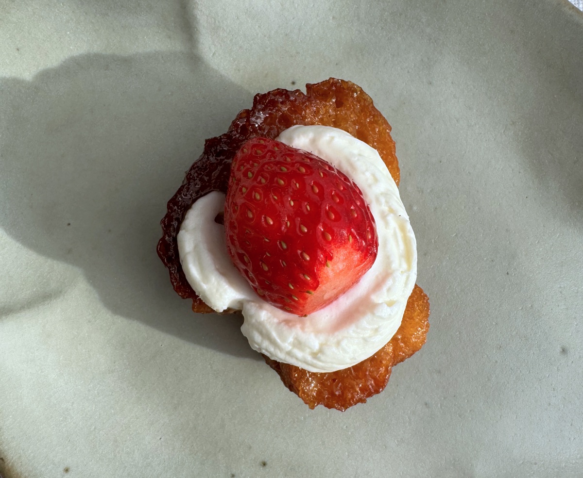 「いちごハニートースト」310円