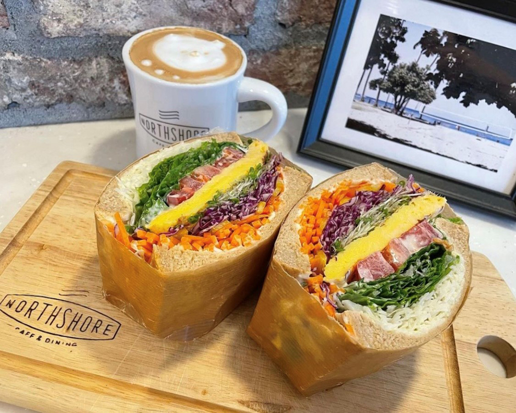 「ベジタブルエッグサンドイッチ」1210円